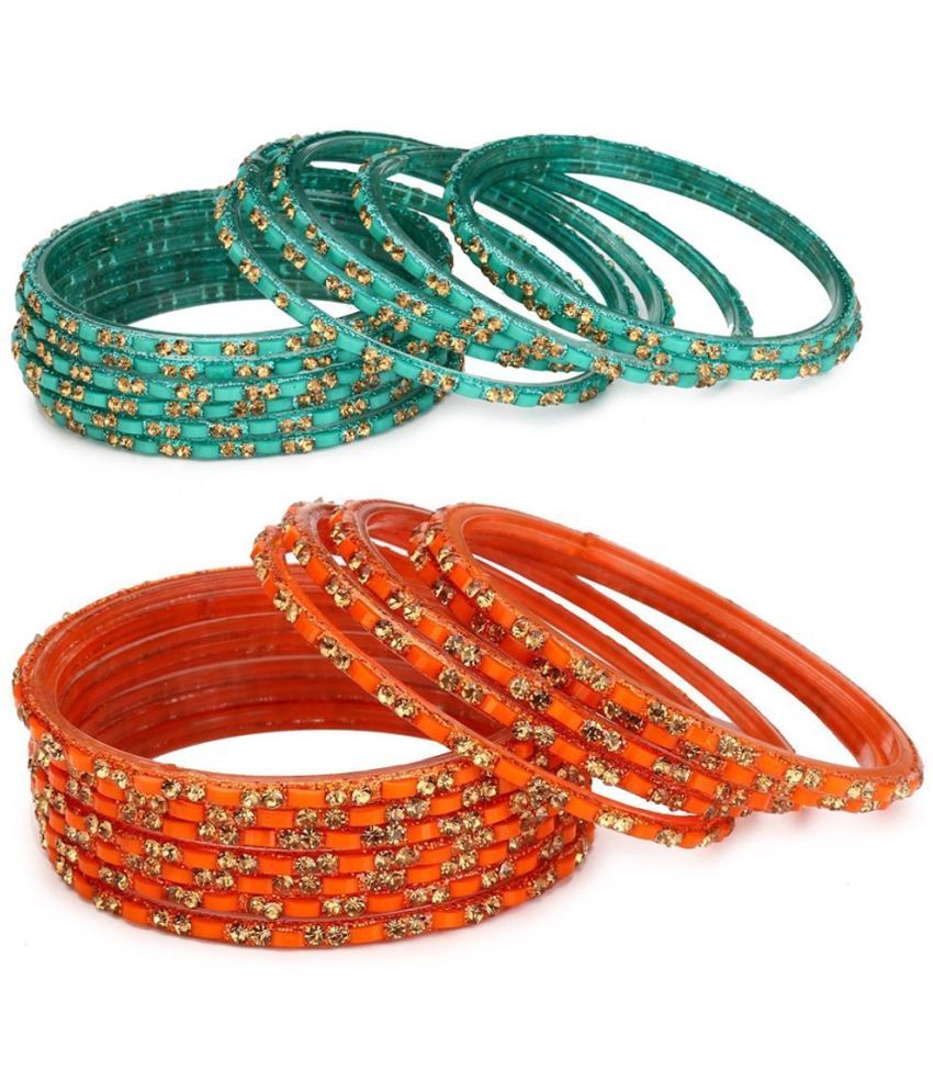     			Somil Multicolor Bangle Set ( Pack of 24 )