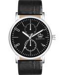 LimeStone Black PU Analog Men's Watch