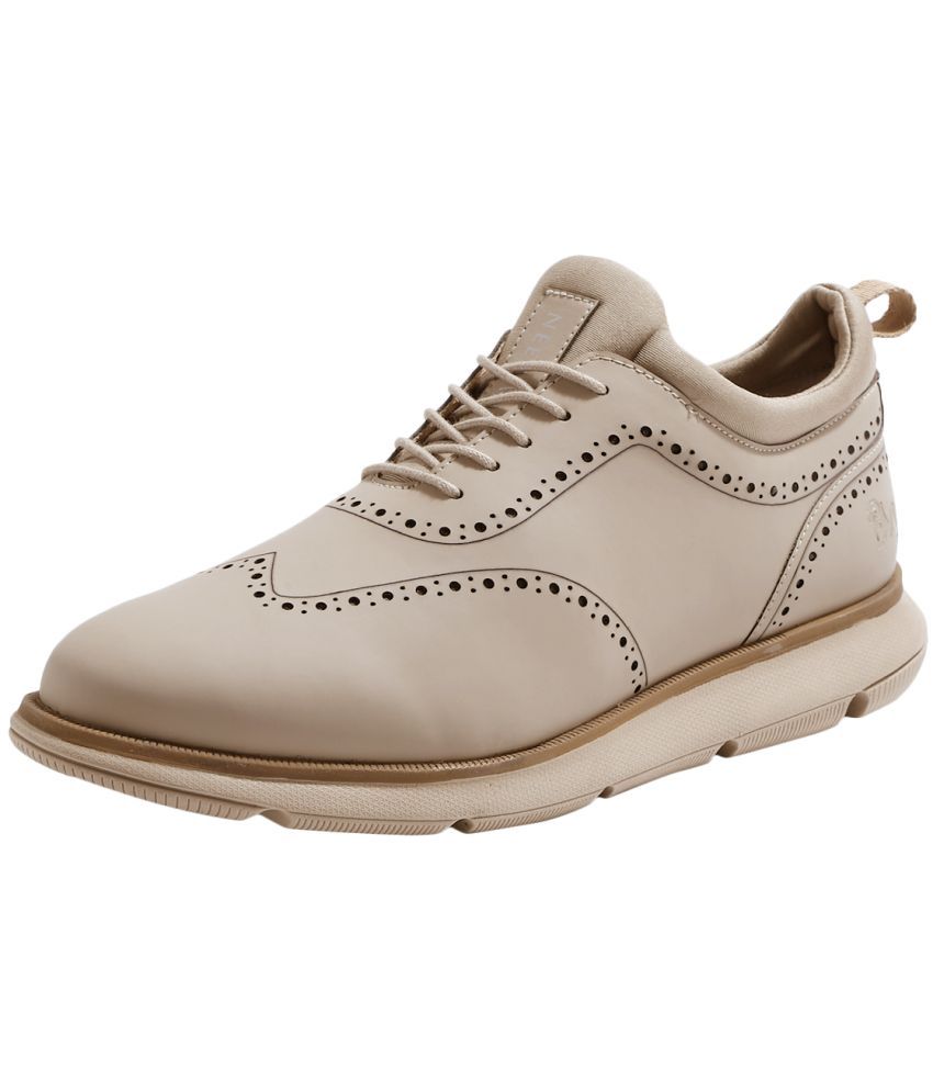     			Neeman's Beige Men's Sneakers