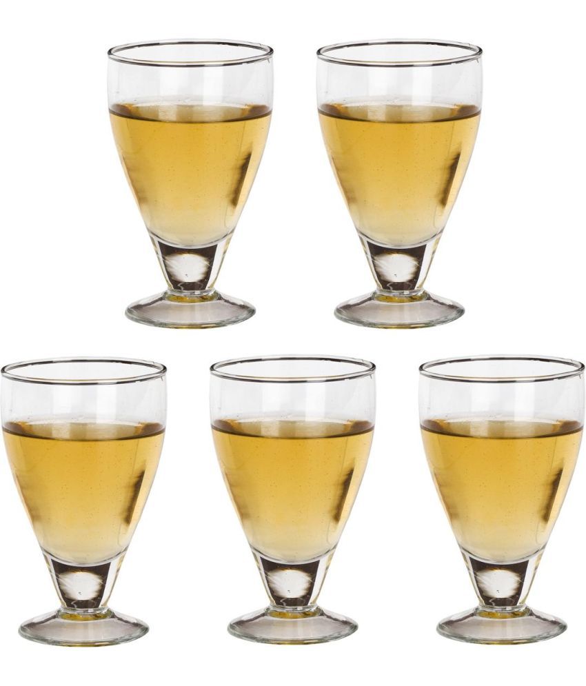    			Somil Drinking Glass Glass Glasses Set 250 ml ( Pack of 5 )