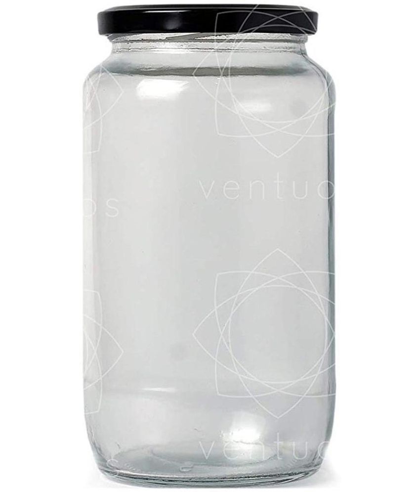     			Somil Glass Container Jar Glass Transparent Utility Container ( Set of 1 )