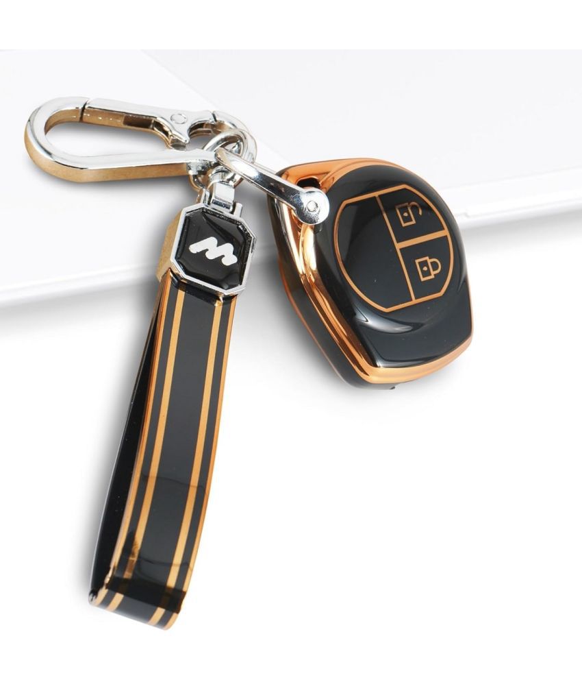     			18-ENTERPRISE Maruti Suzuki TPU Car Key Cover with Keychain for - Fronx, Jimny, Swift, Dzire, XL6, Ignis, Grand Vitara, Brezza, WagonR, Vitara Brezza, Baleno, Alto, SPresso, Alto K10, SX4, Ritz 2B Remote Key.