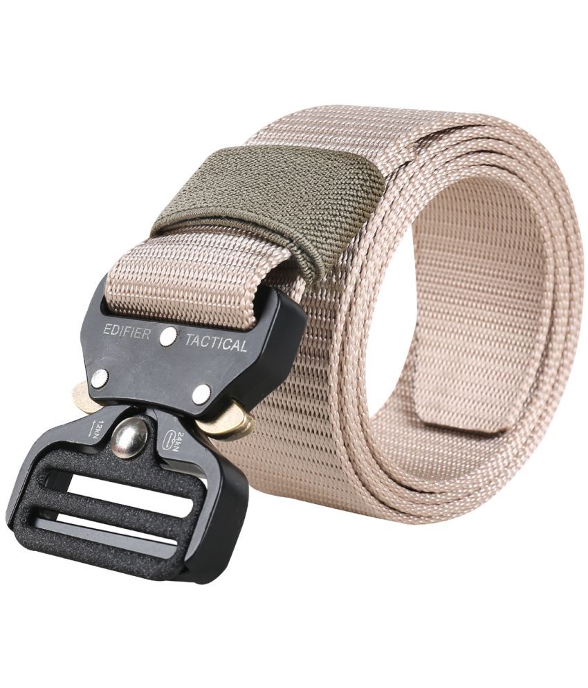     			Edifier - Beige Canvas Men's Casual Belt ( Pack of 1 )