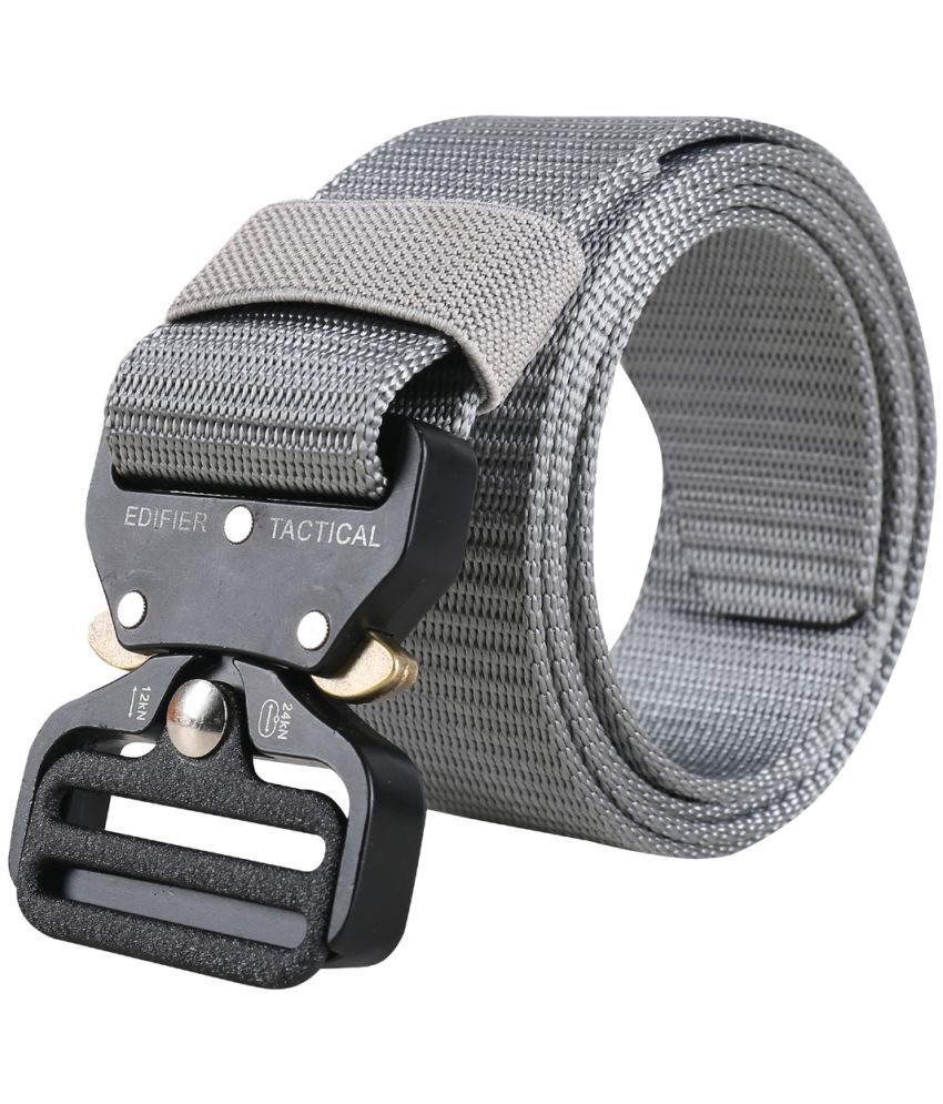     			Edifier - Gray Canvas Men's Casual Belt ( Pack of 1 )