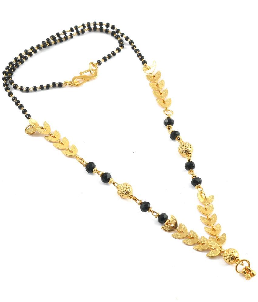     			Jewar Mandi Golden Mangalsutra ( Pack of 1 )