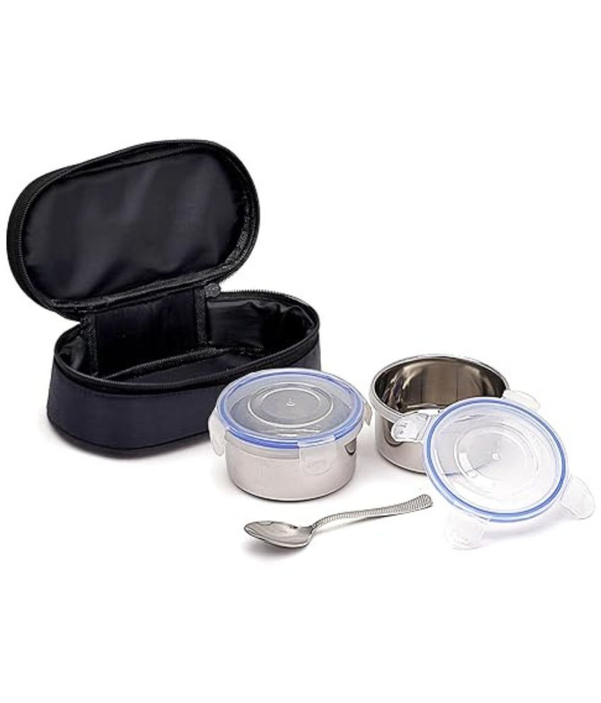     			Mumma's Life Stainless Steel Lunch Box 2 - Container ( Pack of 1 )