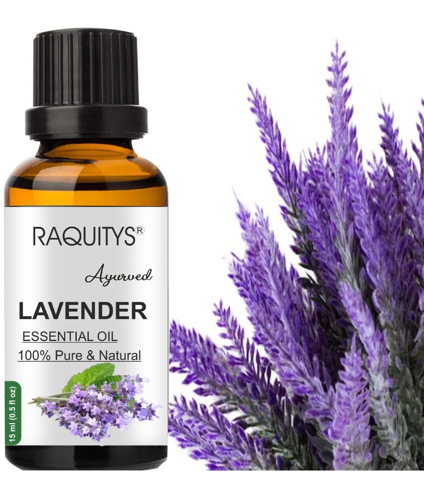     			RAQUITYS Lavender Essential Oil 15 mL ( Pack of 1 )