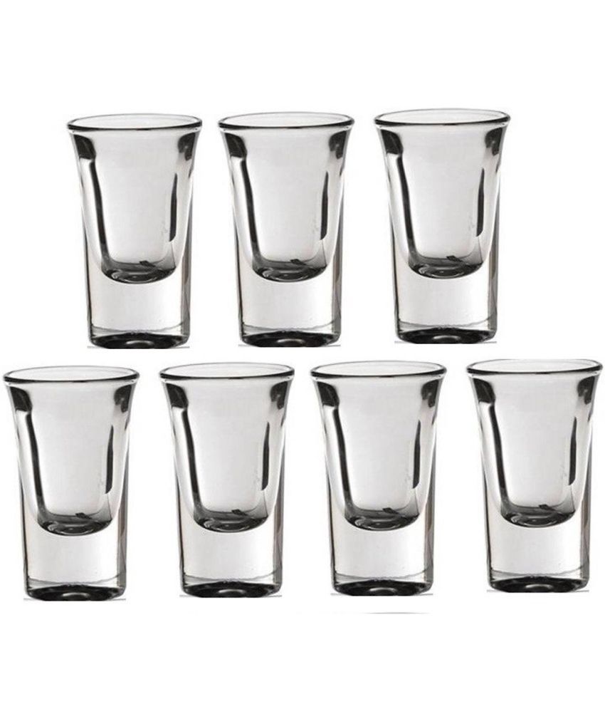     			Somil Drinking Glass Glass Glasses Set 30 ml ( Pack of 7 )