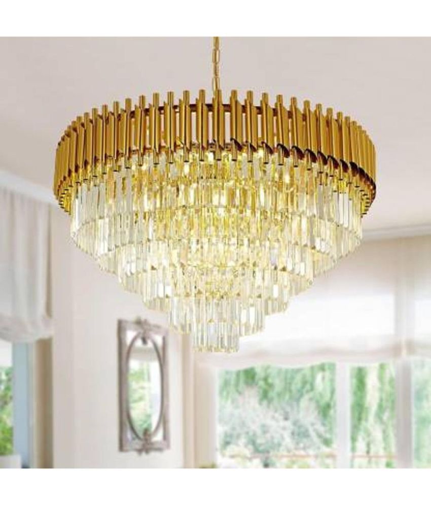     			Somil Metal Hanging Chandeliers Pendant Gold - Pack of 1