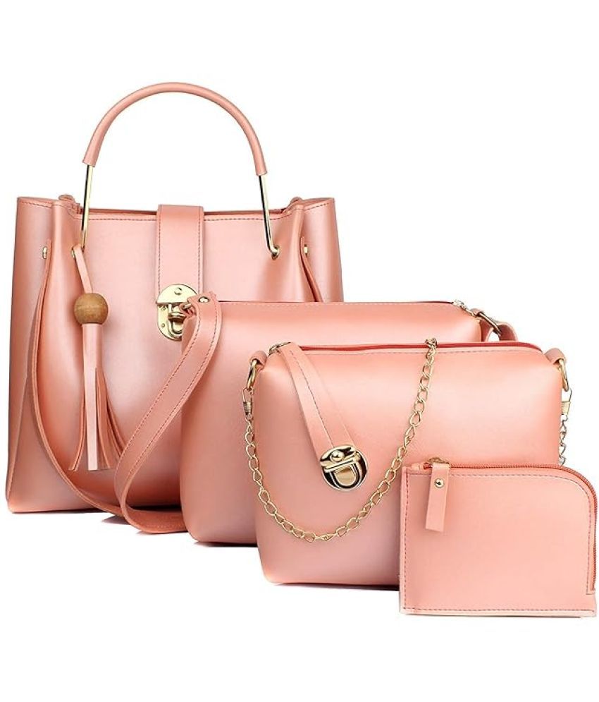     			The Mini NEEDLE Pink PU Shoulder Bag