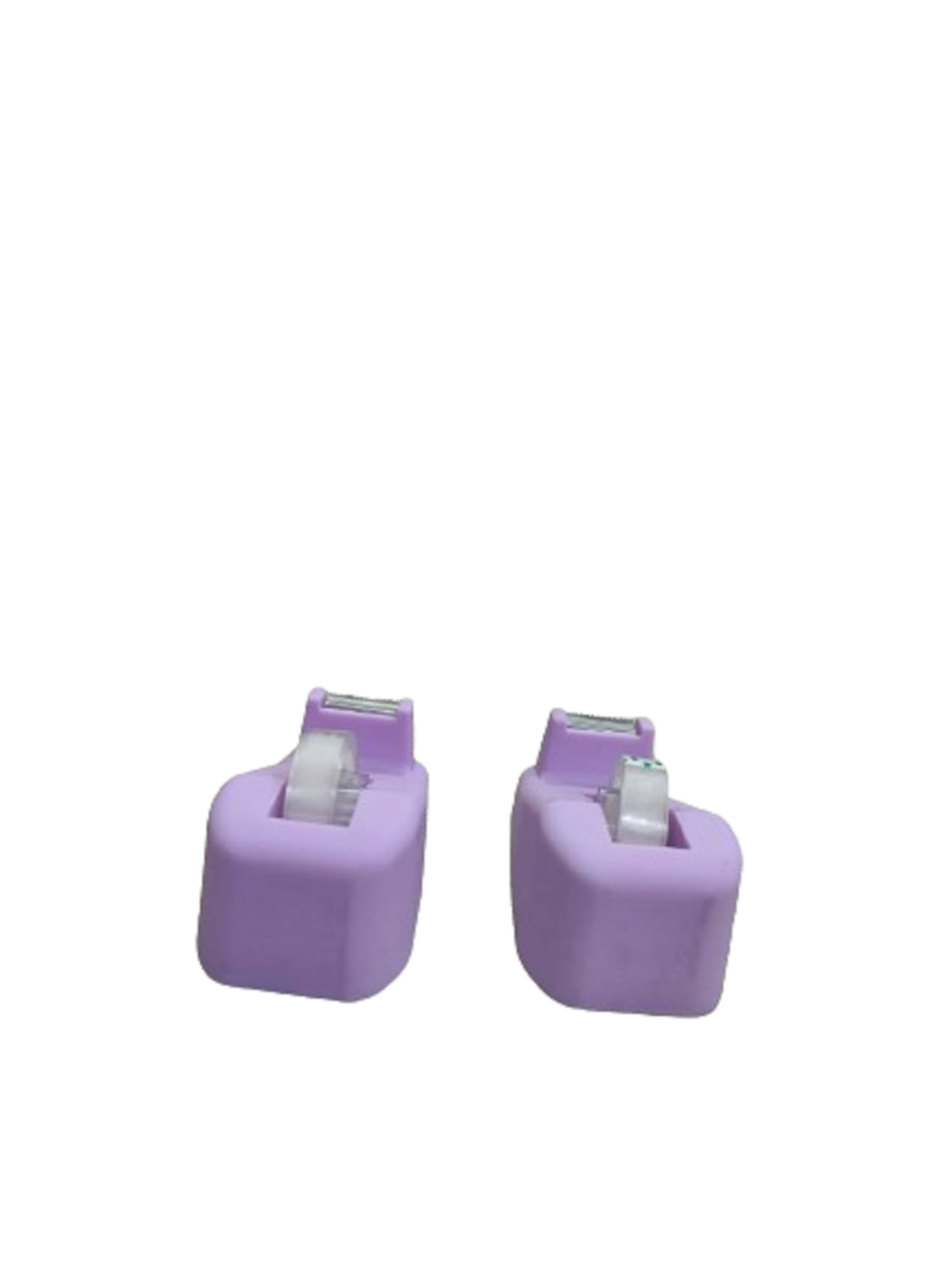     			2739PURPLE-FLIPCLIPS PURPLE COMBO 2 PC  Small Size Tape Dispenser With Tape for Home, Office, School Use for Small Tapes | Mini Tape Dispenser Anti Skid and Durable Pack of 2 Multicolor (PURPLE)