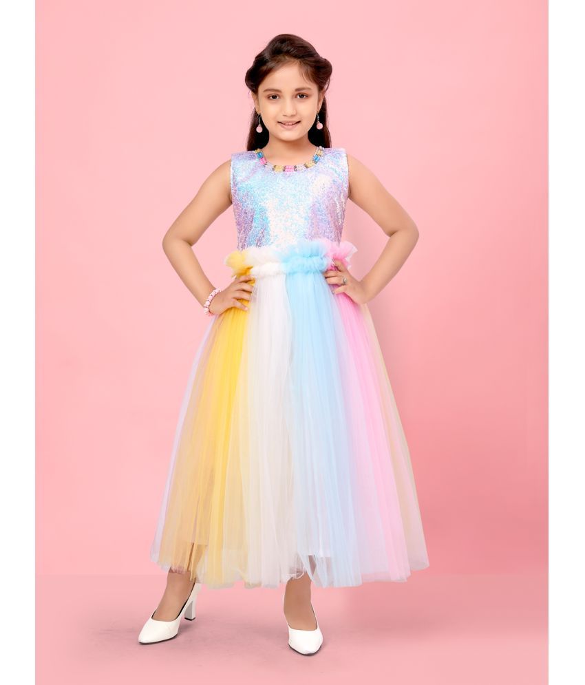     			Aarika Net Gown For Girls ( Pack of 1 , Multi )