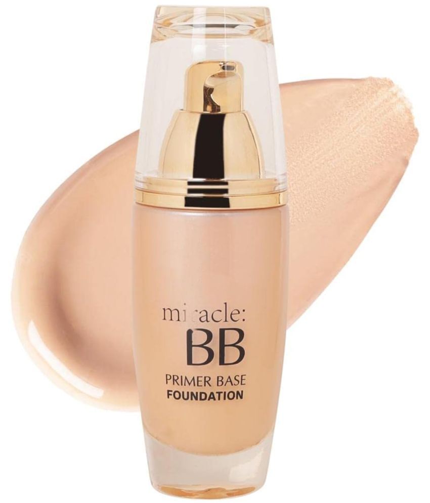     			Adbeni Miracle BB Primer Base Foundation 60ml, Flawless Coverage, Matte Finish Shade-01-Medium Beige