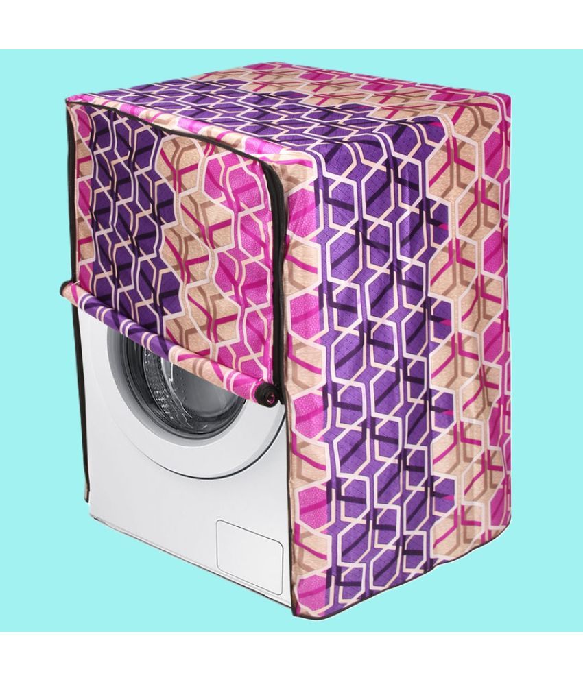     			CASA FURNISHING Front Load Washing Machine Cover Compatiable For 7 kg - Violet