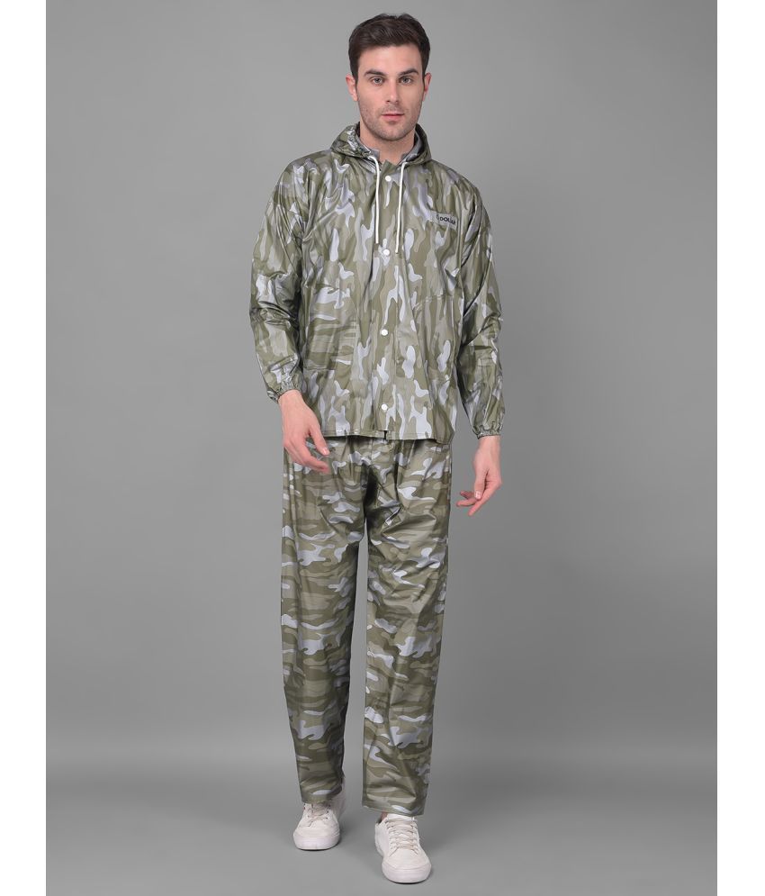     			Dollar Green Polyester Men's Rain Suit ( Pack of 1 )