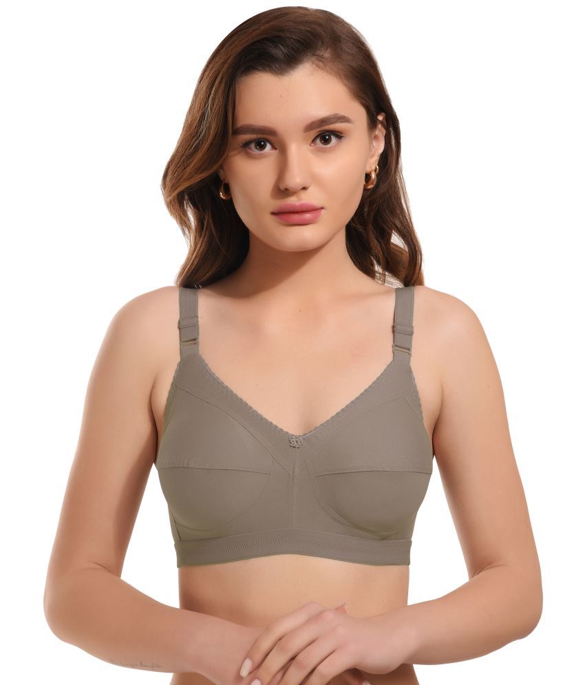     			Elina Cotton Non Padded Women's Minimizer Bra ( Brown ) RM-DOVE-MOUSE