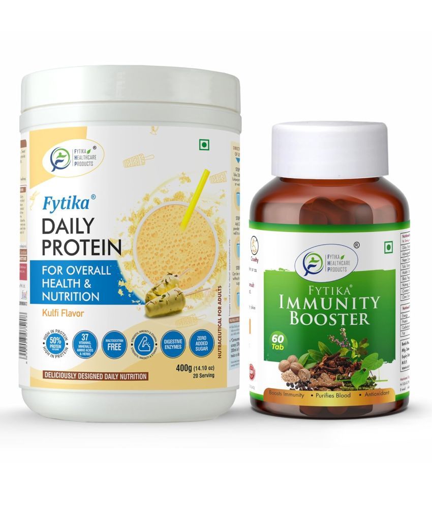     			FYTIKA Protein(Kulfi)&ImmunityBooster 2 gm Pack of 2