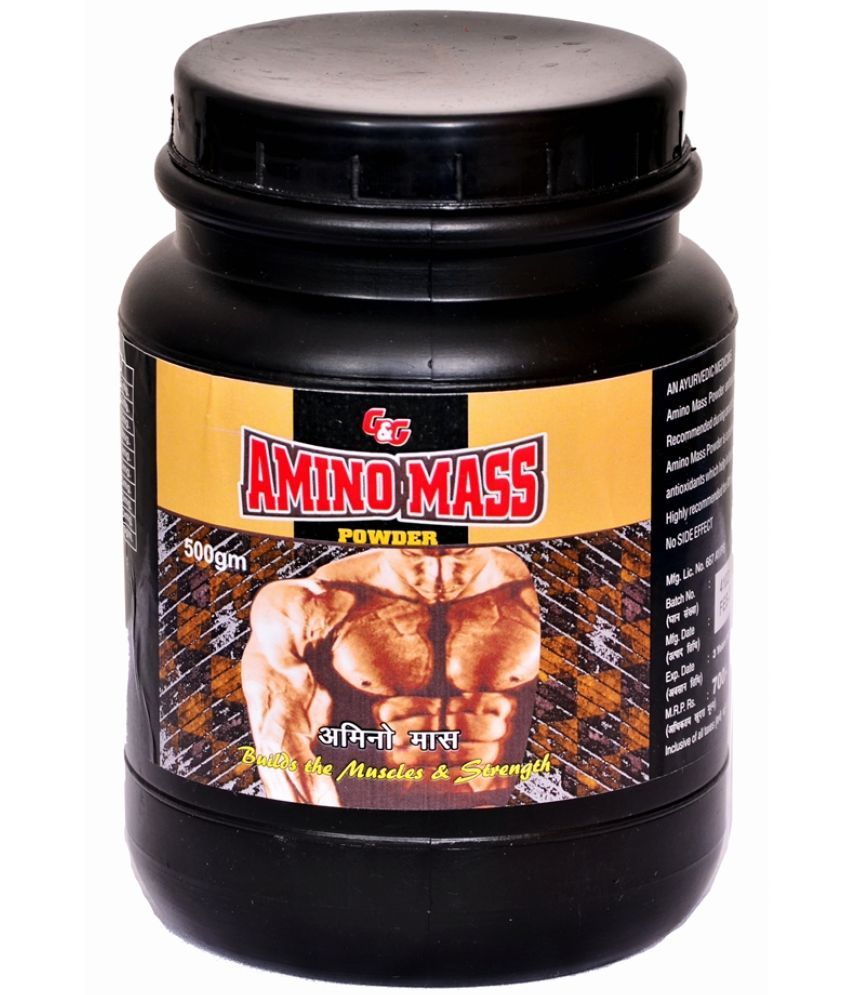     			G & G Pharmacy Amino Mass Powder 500 gm Chocolate Single Pack