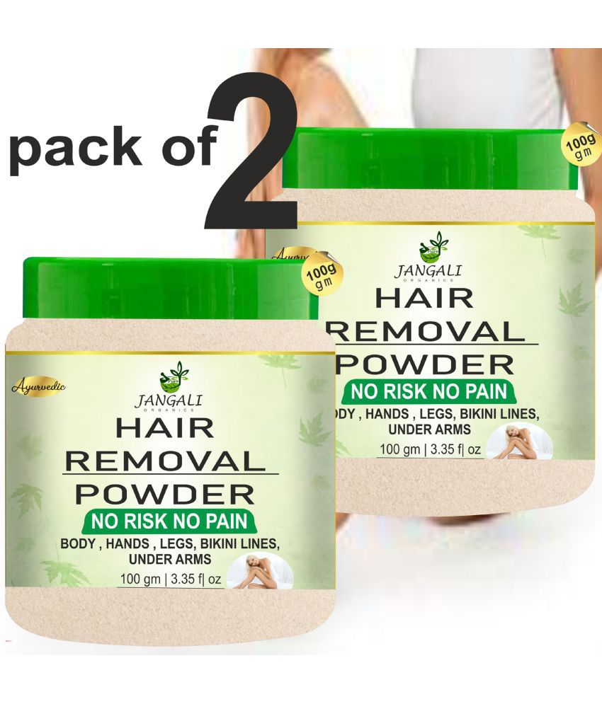     			Pure Jangali Organics Pre Wax Powder All Hair Body Parts For Easy Remove 200 g