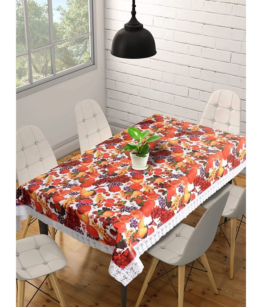     			Revexo Printed PVC 4 Seater Rectangle Table Cover ( 60 x 40 ) cm Pack of 1 Multi