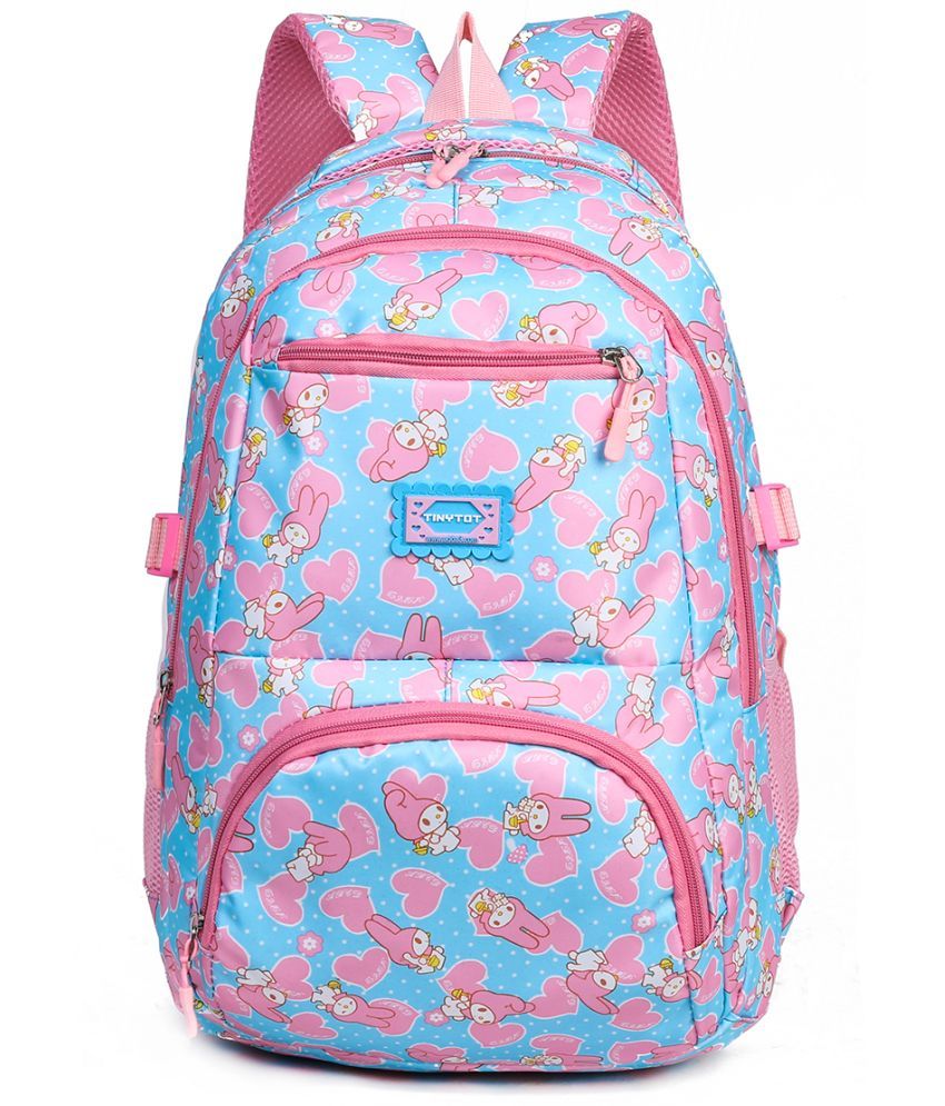     			Tinytot Blue Polyester Backpack For Kids