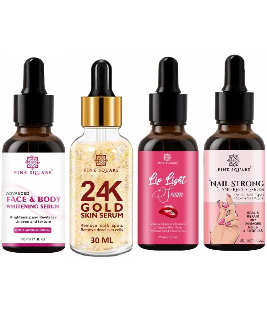     			pink square Face Serum Vitamin C Skin Toning For All Skin Type ( Pack of 4 )