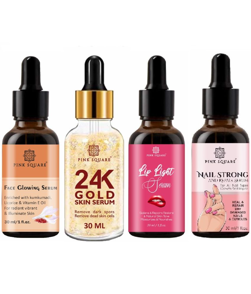     			pink square Face Serum Vitamin A Skin Toning For All Skin Type ( Pack of 4 )