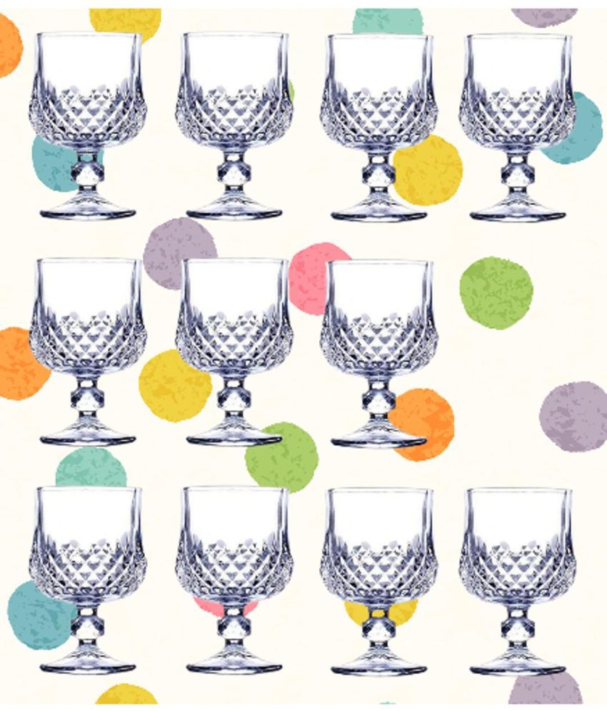     			AFAST Drinking Glass Glass Wine Glasses 100 ml ( Pack of 11 )