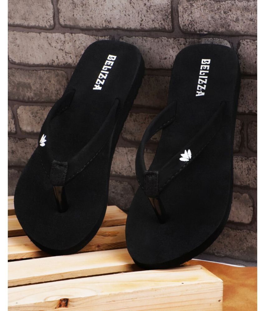     			BELIZZA Black Women's Slipper