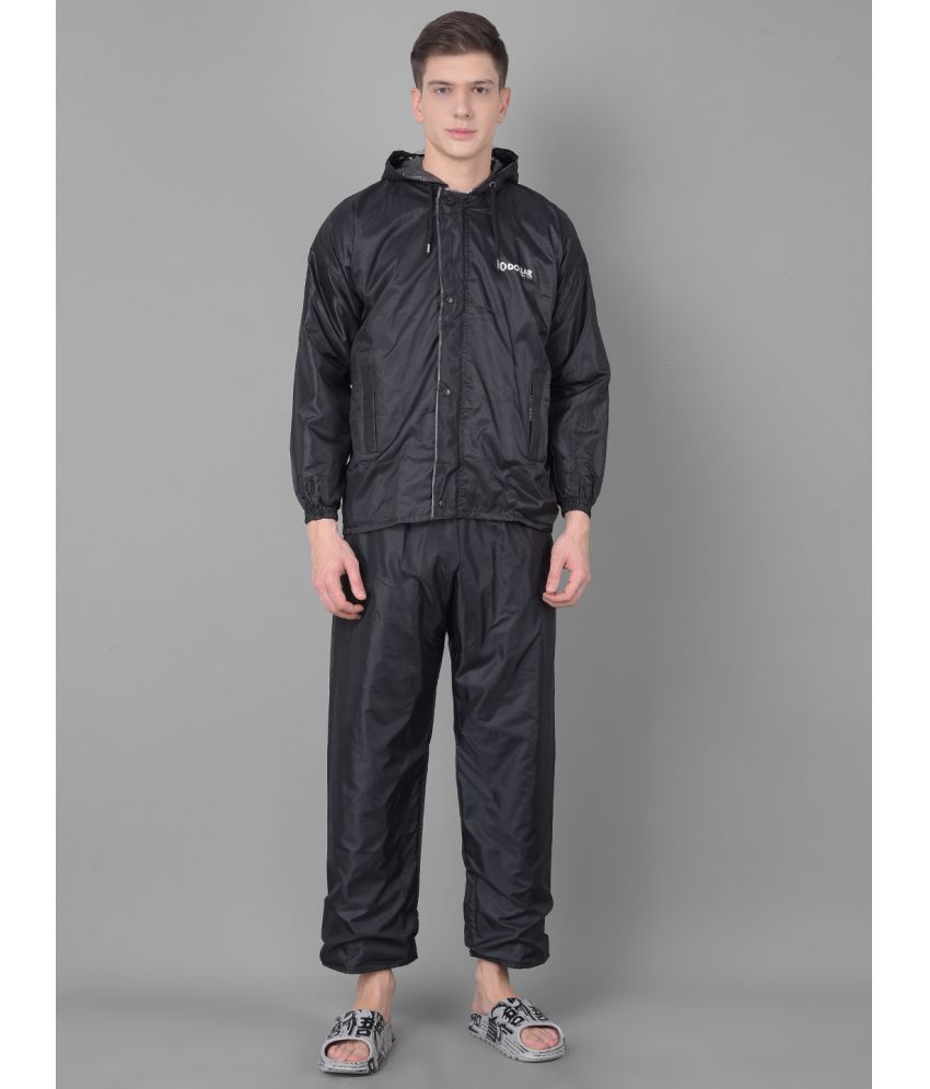     			Dollar Black Polyester Men's Rain Suit ( Pack of 1 )