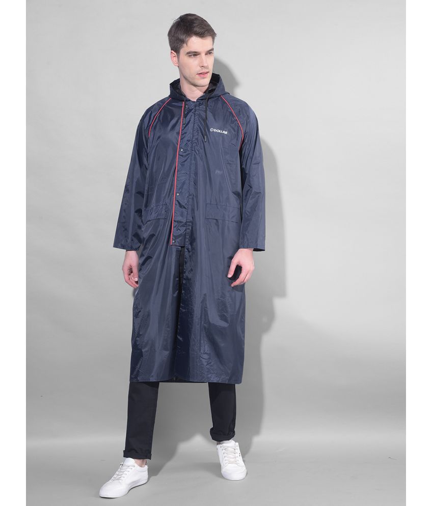     			Dollar Blue Polyester Men's Raincoat ( Pack of 1 )