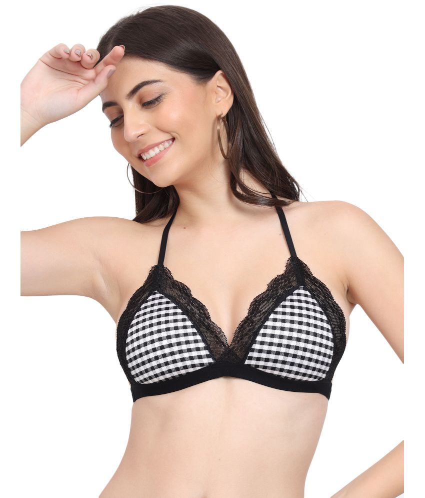     			PARKHA Black Nylon Lightly Padded Women's Plunge Bra ( Pack of 1 )