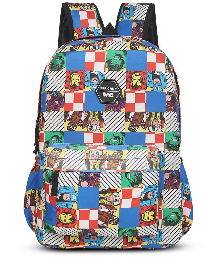     			Priority Multicolor Polyester Backpack ( 22 Ltrs )