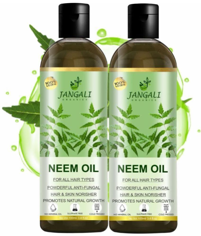     			Pure Jangali Organics Anti Dandruff Neem Oil 200 ml ( Pack of 2 )