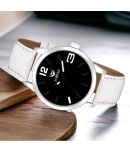 Lorenz White PU Analog Men's Watch