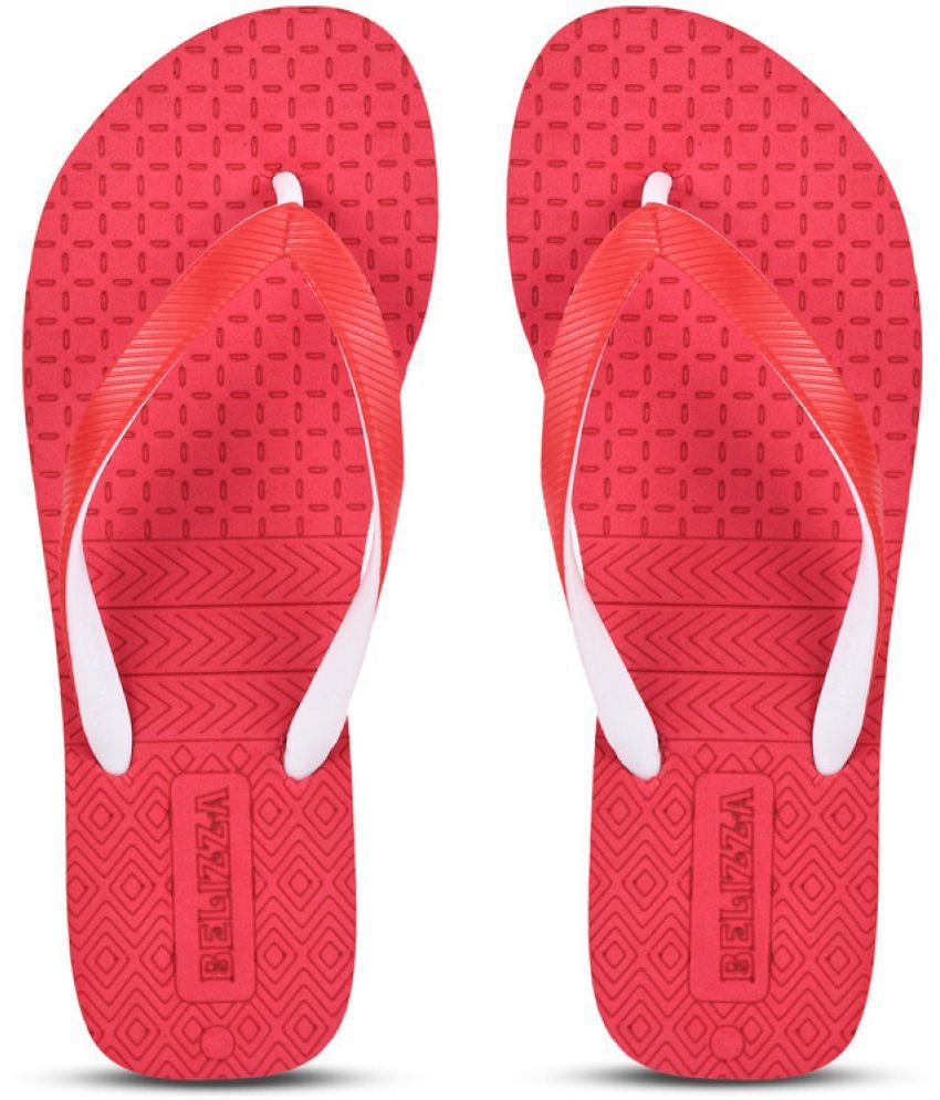     			BELIZZA Red Women's Daily Slipper