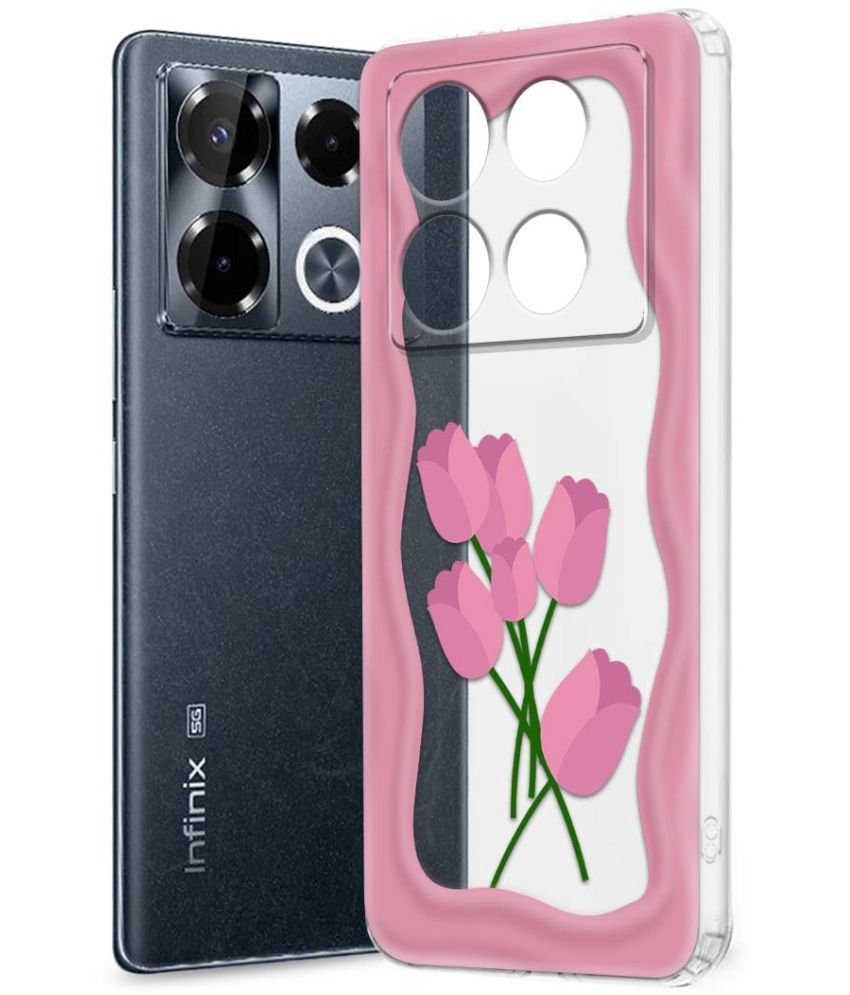     			Fashionury Multicolor Printed Back Cover Silicon Compatible For Infinix Note 40 pro plus 5G ( Pack of 1 )