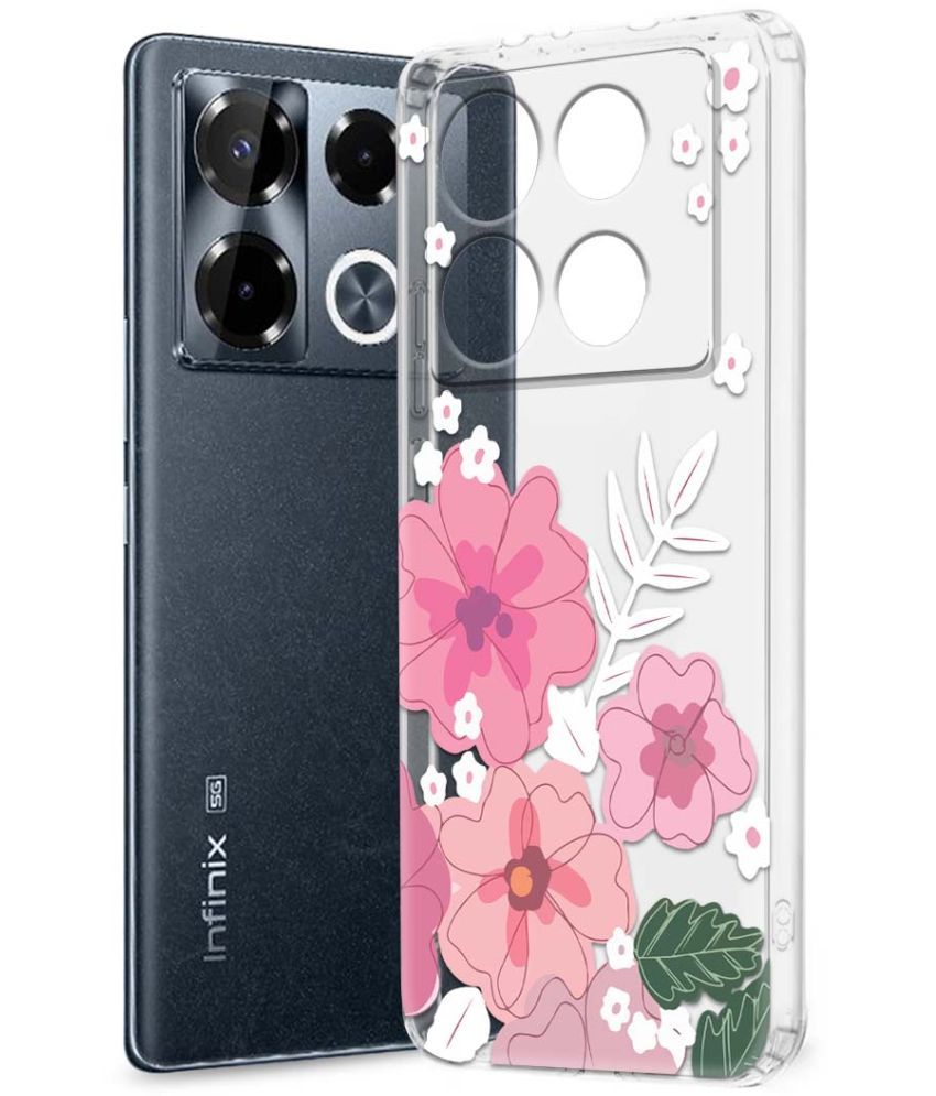     			Fashionury Multicolor Printed Back Cover Silicon Compatible For Infinix Note 40 pro plus 5G ( Pack of 1 )