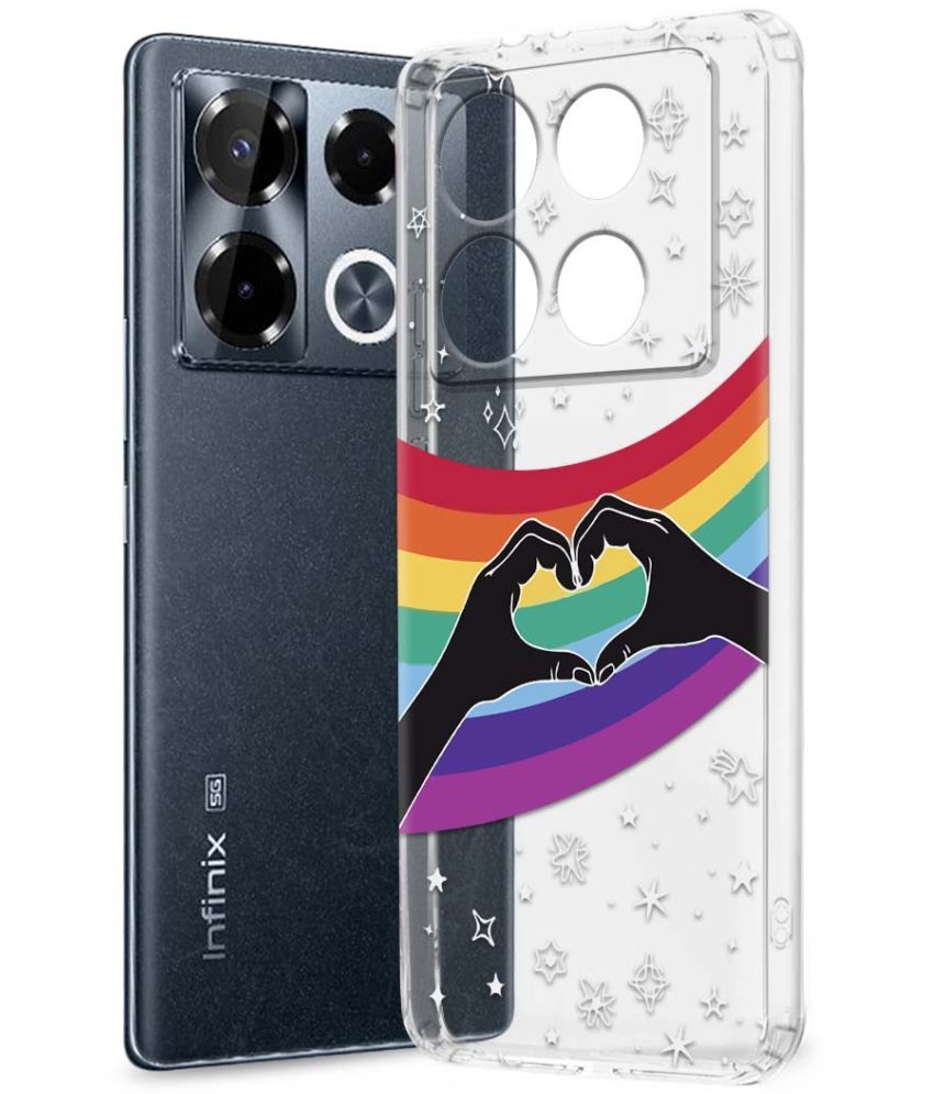     			Fashionury Multicolor Printed Back Cover Silicon Compatible For Infinix Note 40 pro plus 5G ( Pack of 1 )