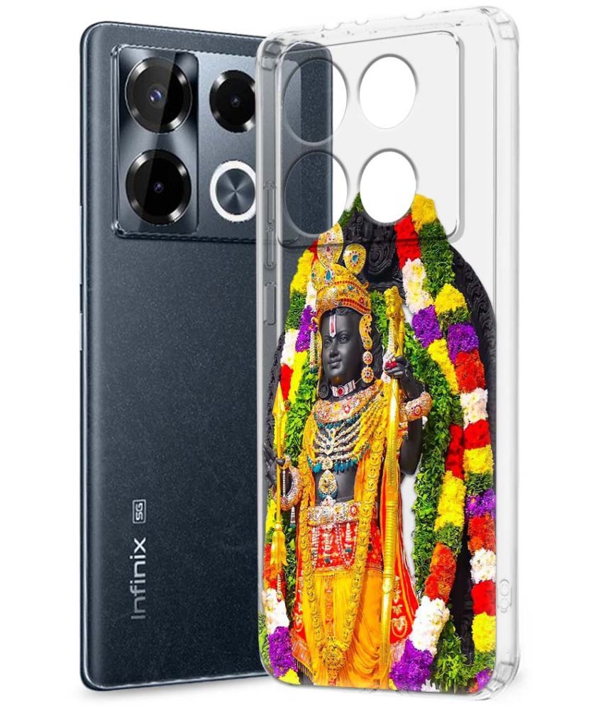     			Fashionury Multicolor Printed Back Cover Silicon Compatible For Infinix Note 40 pro plus 5G ( Pack of 1 )