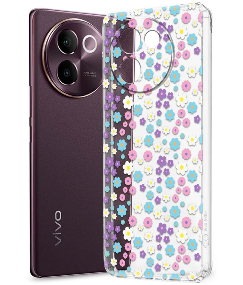     			Fashionury Multicolor Printed Back Cover Silicon Compatible For Vivo V30e 5G ( Pack of 1 )