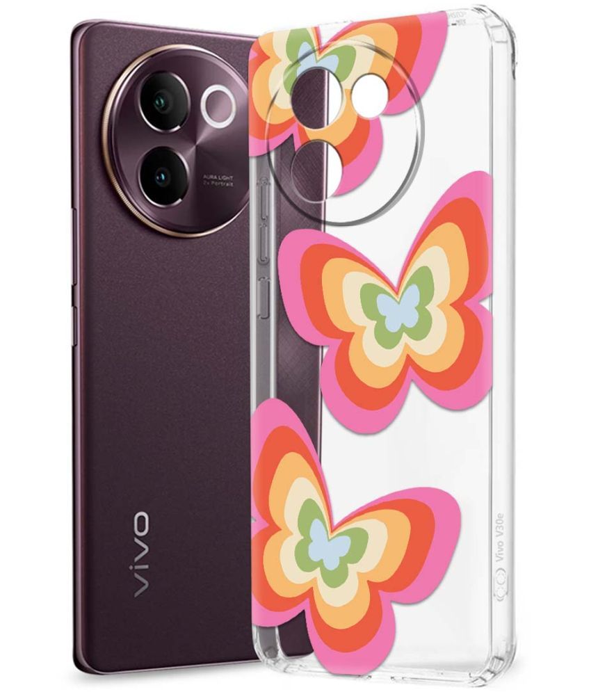     			Fashionury Multicolor Printed Back Cover Silicon Compatible For Vivo V30e 5G ( Pack of 1 )