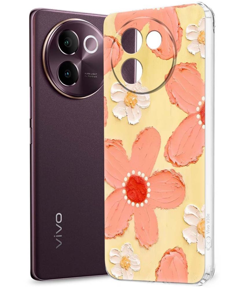     			Fashionury Multicolor Printed Back Cover Silicon Compatible For Vivo V30e 5G ( Pack of 1 )