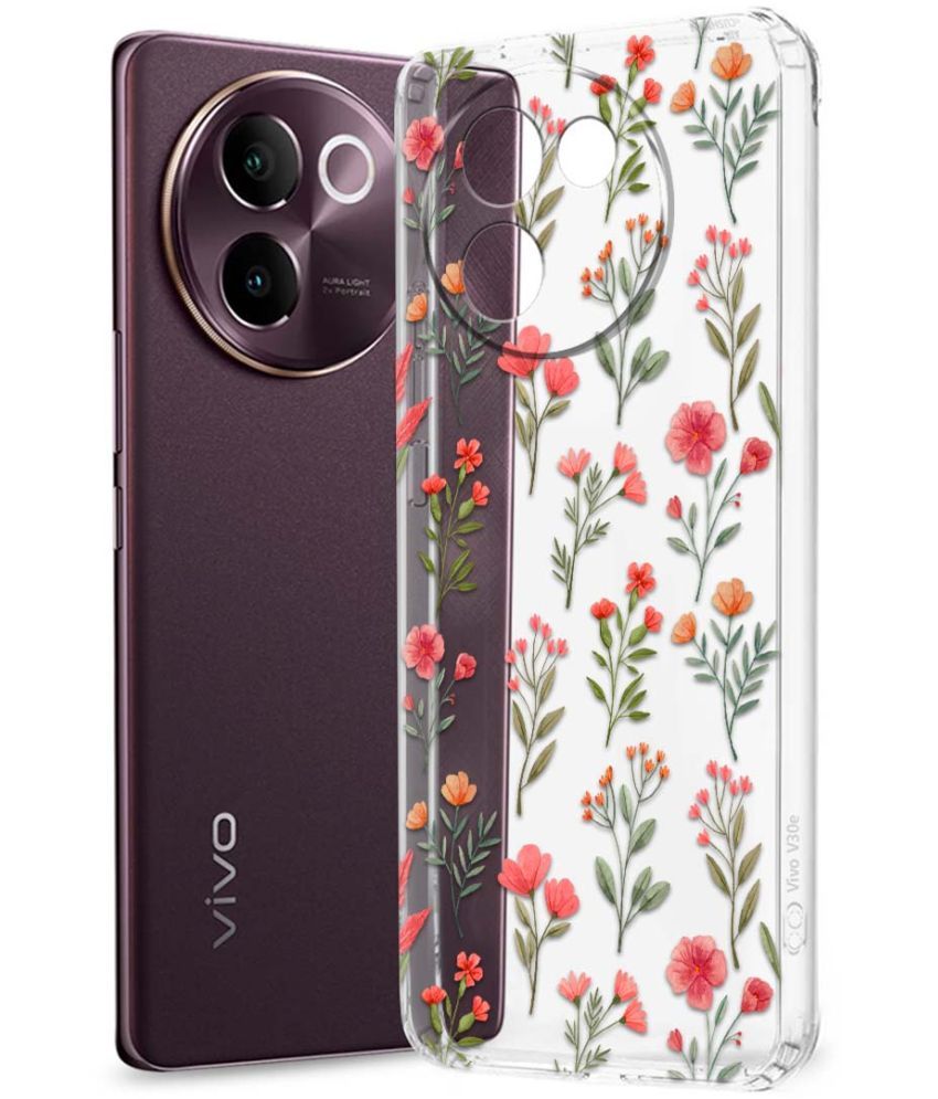     			Fashionury Multicolor Printed Back Cover Silicon Compatible For Vivo V30e 5G ( Pack of 1 )