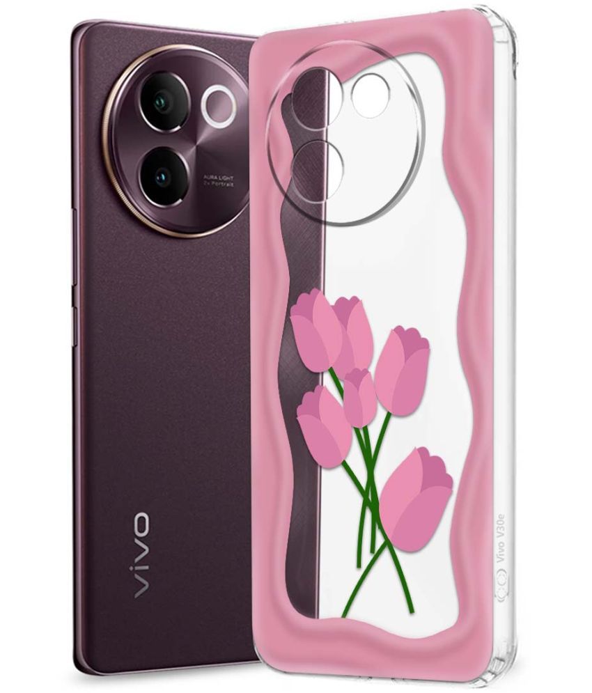     			Fashionury Multicolor Printed Back Cover Silicon Compatible For Vivo V30e 5G ( Pack of 1 )