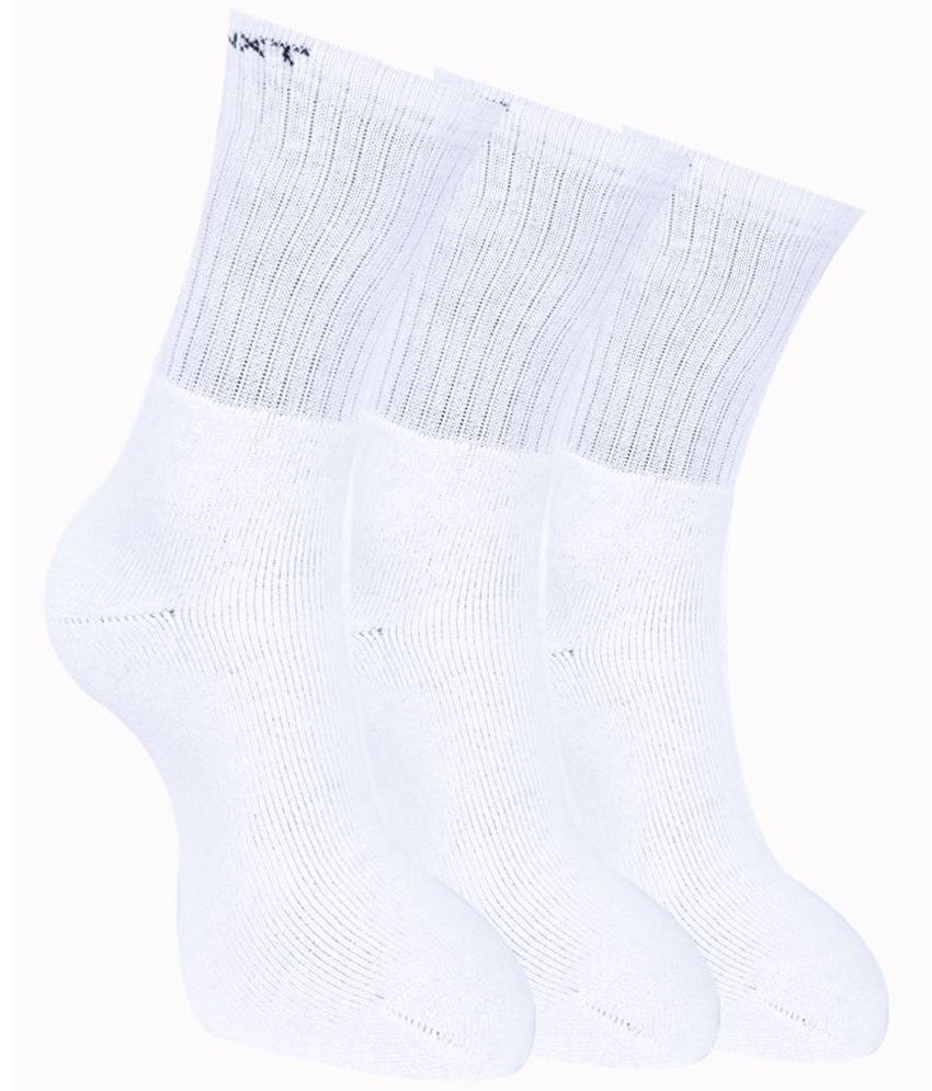     			Force NXT Cotton Blend Men's Solid Multicolor Mid Length Socks ( Pack of 3 )