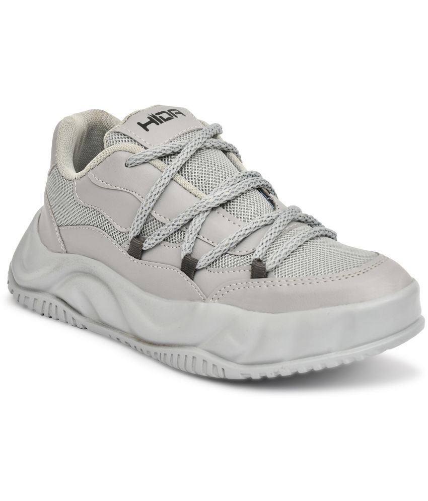     			HiDa Grey Men's Lifestyle Shoes