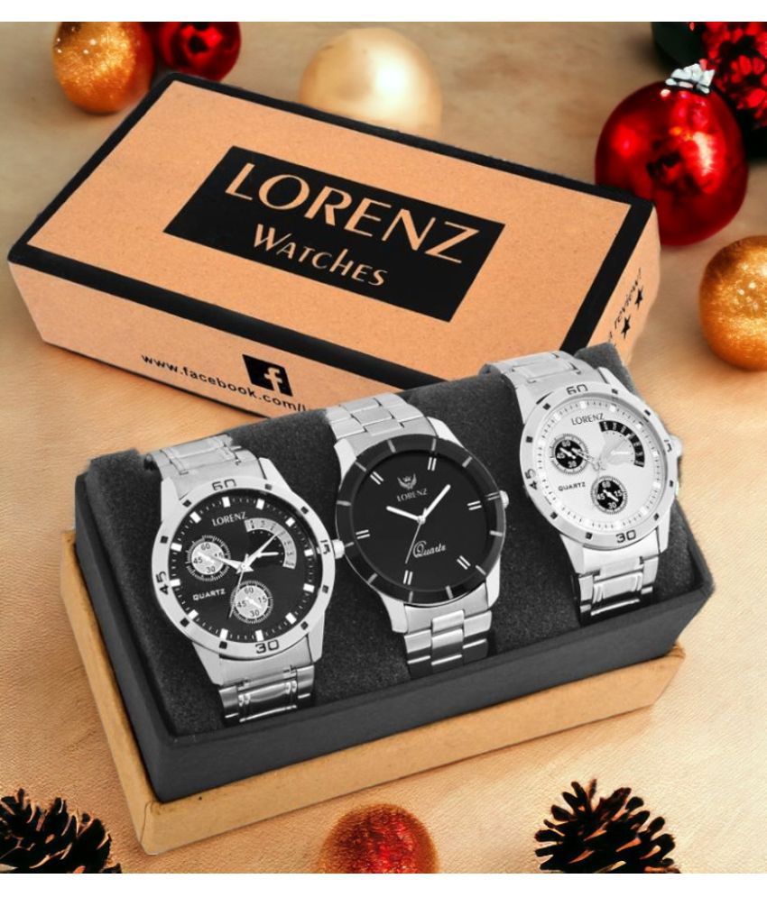     			Lorenz Silver Stainless Steel Analog Men's Watch