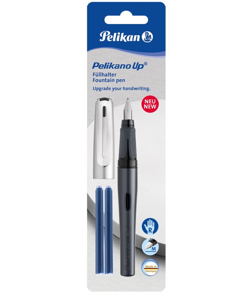     			Pelikan Pelikano Fountain Pen Medium,Anthracite