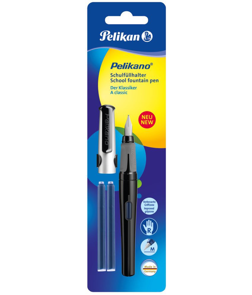     			Pelikan Pelikano Fountain Pen Black P 480+2Gtp/B -Black